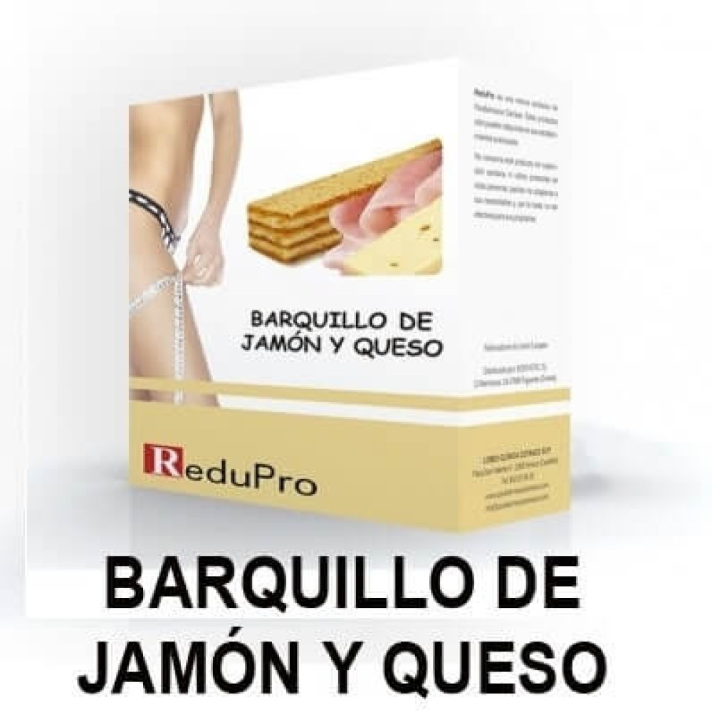 ReduPro Barquillo Galleta Barrita de JAMON Y QUESO 8 UNIDADES