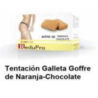 ReduPro Galleta Goffre Barrita de Naranja-Chocolatecaja 8 unidades