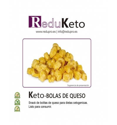 ReduKeto. Keto-Bolitas de queso, caja con 4 unidades