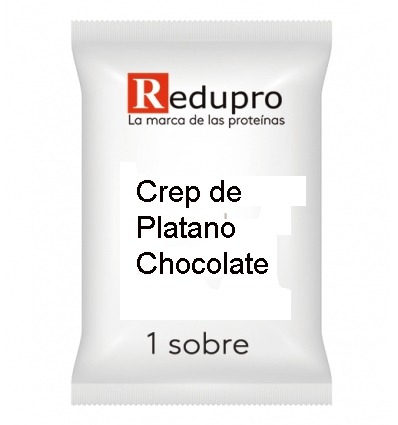 ReduPro Crep Platano-chocolate, Tortita, Pancake, 1 sobre