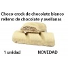 ReduPro CHOCO-CROCK de chocolate BLANCO relleno de chocolate y avellana. 1 unidad