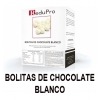 Redupro Bolitas de Chocolate Blanco, Caja con 4 bolsitas de 48grs.