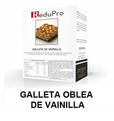 ReduPro Galleta de Vainilla caja con 6 unidades