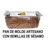 ReduPro Pan de molde artesano con semillas de sesamo. 8 raciones