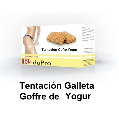 ReduPro Galleta Goffre de Yogur. caja 8 unidades