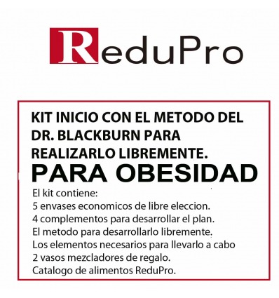 Kit Inicio OBESIDAD para desarrollar libremente el método con 5 envases económicos de libre elección + complementos (FA14)