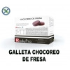 ReduPro Galleta ChocOreo de Fresa recubierta de chocolate, caja con 6 unidades/raciones