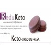 ReduKeto Keto-oreo de fresa bañado de chocolate, caja de 7 unidades