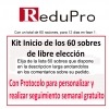 Kit inicio ReduPro para personalizar y realizar seguimiento semanal, 60 sobres de libre eleccion.