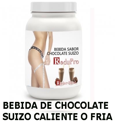 ReduPro Bebida de Chocolate Suizo, envase economico 16 raciones.