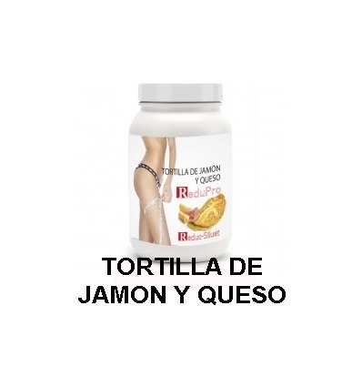 ReduPro Tortilla de JAMON Y QUESO, envase economico, 16 raciones