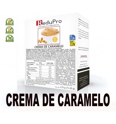 ReduPro Crema de caramelo, caja de 7 sobres