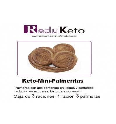 Reduketo Keto-Palmeras, caja de 8 raciones (2 unidades una ración)