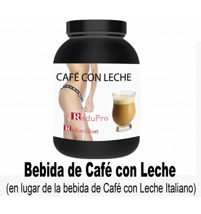 ReduPro Bebida de Café con Leche caliente o frio (en lugar del cafe con leche italiano)