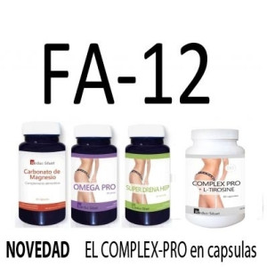 Pack FA 12 Complementos Fases Activas con OBESIDAD sin estreñimiento.