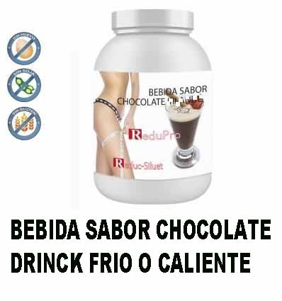 ReduPro Bebida de Chocolate DRINK frio o caliente en envase economico 16 raciones