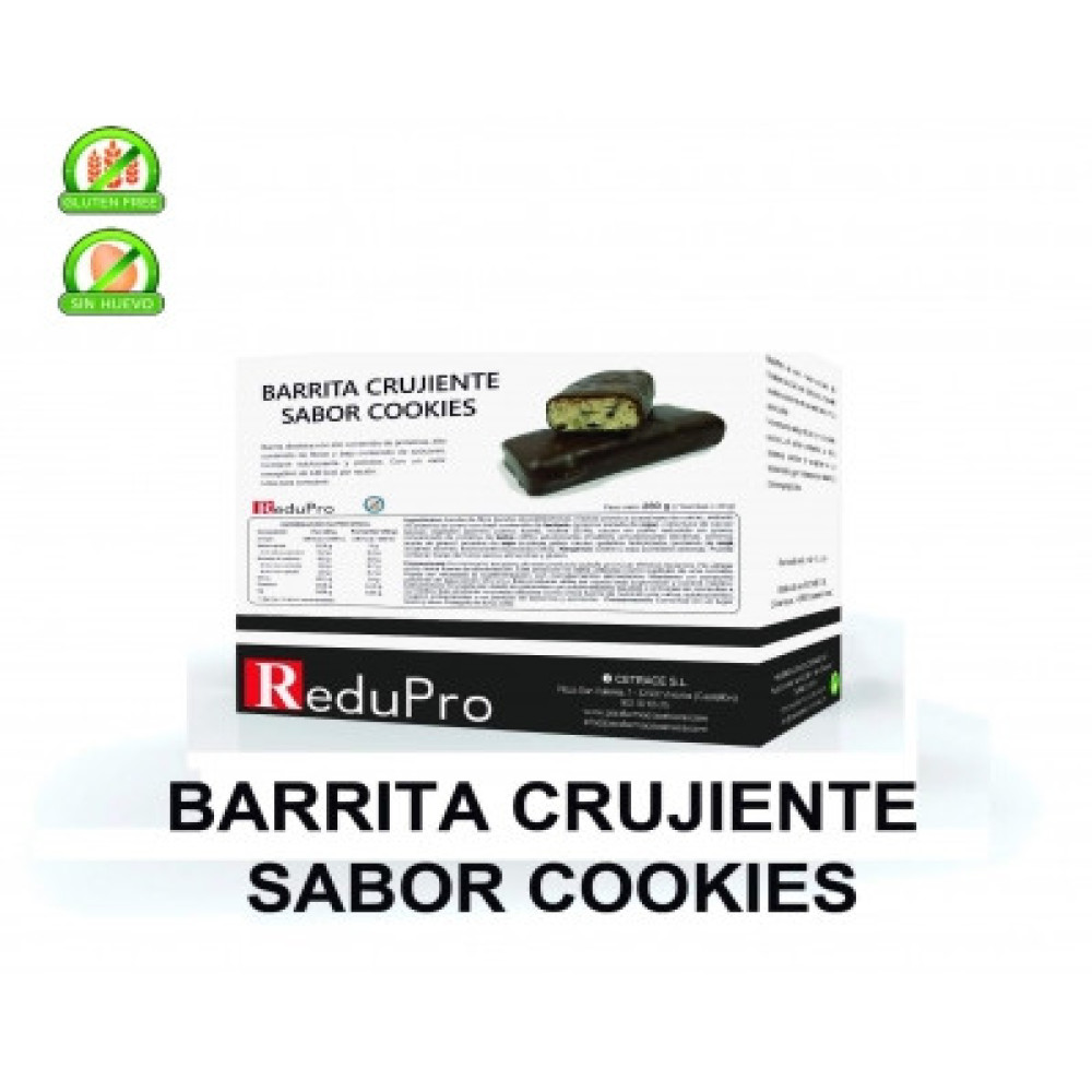 ReduPro Barrita chujiente sabor COOKIES caja de 7 unidades