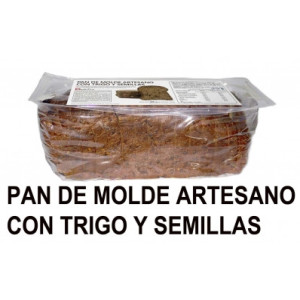 ReduPro Pan de molde Artesano con Trigo y Semillas. 480 grs
