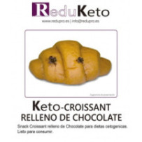 ReduKeto. Keto-Croissant relleno de Chocolate. Caja con 7 unidades.