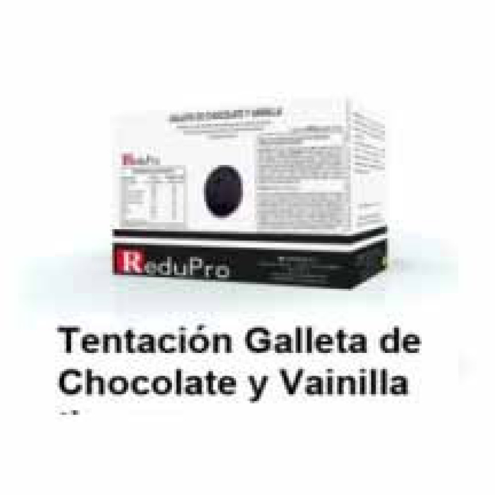 ReduPro Tentacion galleta chocolate-vainilla, CAJA 8 galletas