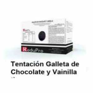 ReduPro Tentacion galleta chocolate-vainilla, CAJA 8 galletas