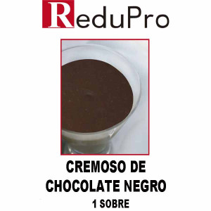 ReduPro CREMOSO de CHOCOLATE NEGRO, CAJA 7 sobres. Tambien Mousse o Bebida. SABOR MEJORADO, NUEVA FORMULA