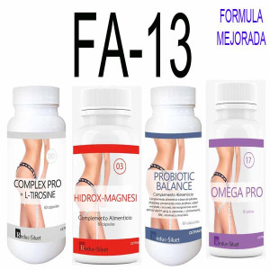 Pack FA 13 MEJORADO Complementos fases activas con SOBREPESO  30 DIAS
