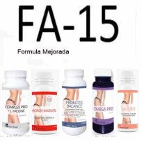 Pack FA 15, Complementos Fases Activas con SOBREPESO Y CON MUCHA DIFICULTAD PARA EVACUAR. 30 DIAS