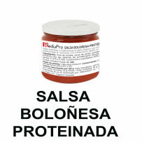 ReduPro Salsa Proteinada Boloñesa envase 115 grs,