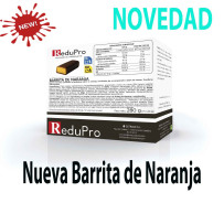 ReduPro Nueva Barrita de Naranja, caja con 7 unidades