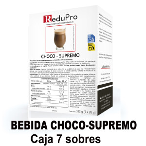ReduPro Bebida de Choco-Supremo caja de 7 sobres