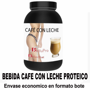 ReduPro Bebida de Café con Leche proteico, caliente o frio ENVASE ECONOMICO