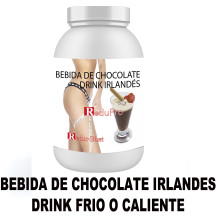 ReduPro Bebida de Chocolate IRLANDES DRINK frio o caliente en envase economico 16 raciones