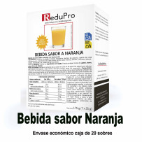 ReduPro Bebida de Naranja NUEVO en ENVASE ECONOMICO caja 20 sobres