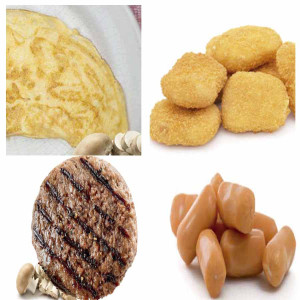 Tortillas, Hamburguesas y Salchichas
